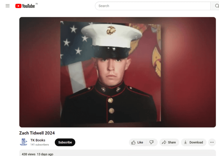 YouTube interview with Zach Tidwell by Tom Kranz.
